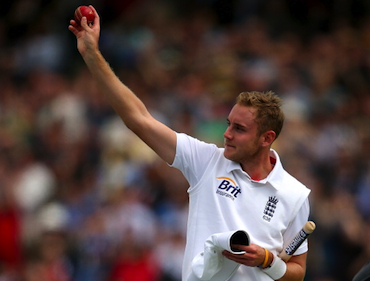 Stuart Broad silenced his Aussie hecklers with five wickets